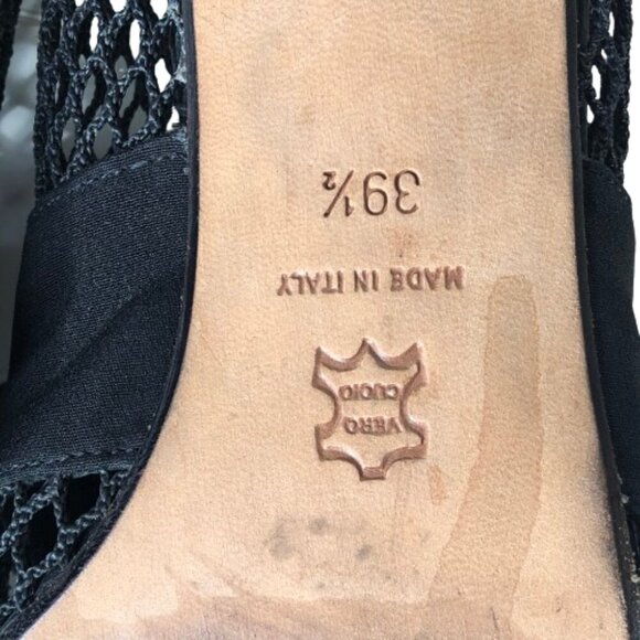 Vintage Borgo Degli ULjvi Italian made leather perforated mesh  shoes lace ups - Picture 10 of 14